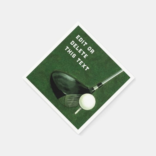 Serviette En Papier Golf Event (Coin)