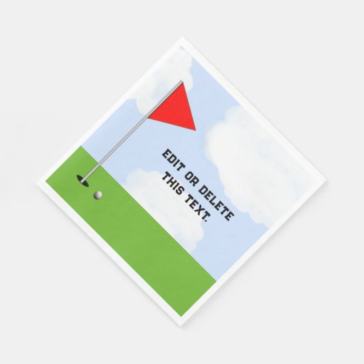 Serviette En Papier Golf Event Napkins (Coin)