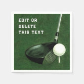 Serviette En Papier Golf Event Napkins (Devant)