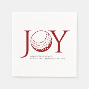 Serviette En Papier Golf Joy & Peace Christmas