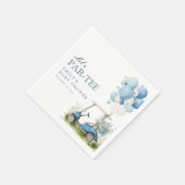 Serviette En Papier Golf Let's Par-tee Boy Baby Shower (Coin)