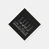 Serviette En Papier Golf Lover | La Vie Est Pleine De Choix Importants (Coin)