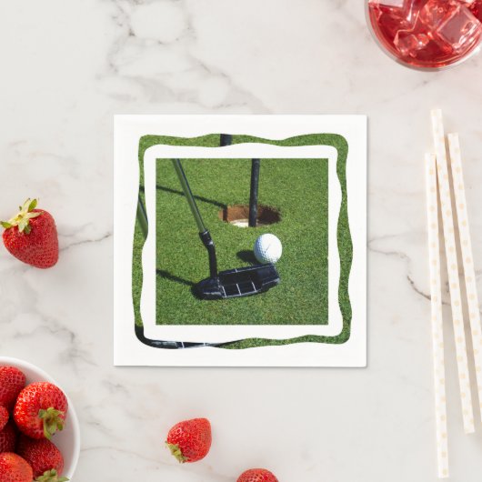 Serviette En Papier Golf Make That Par, (En situation)