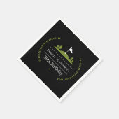 Serviette En Papier Golf moderne 50e Anniversaire Golf (Coin)