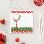 Serviette En Papier Golf Noël (En situation)