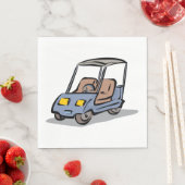 Serviette En Papier Golf Part Fun Sport Véhicule (En situation)