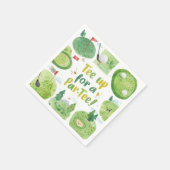 Serviette En Papier Golf party amusant (Coin)