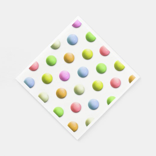 Serviette En Papier Golf Party Event (Coin)