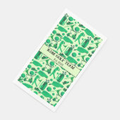 Serviette En Papier Golf Silhouette Pattern Classic branding buisness  (Coin)