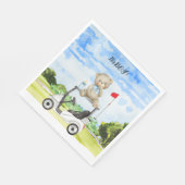 Serviette En Papier Golf Teddy Bear It's Boy for Baby shower (Coin)
