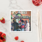 Serviette En Papier Golfe Bufe, Budapest (En situation)