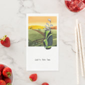 Serviette En Papier Golfer Let's Par Tee for Party Paper Guest Towel (En situation)