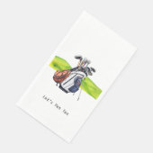 Serviette En Papier Golfer Partons Tee pour la fête (Coin)