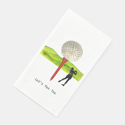 Serviette En Papier Golfer Partons Tee pour la fête (Coin)