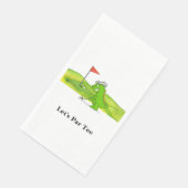 Serviette En Papier Golfer Partons Tee pour la fête (Coin)
