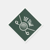 Serviette En Papier Golfers Tee Time (Coin)