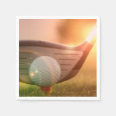 Serviette En Papier Golfeur (Devant)