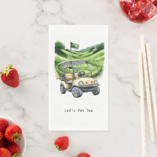 Serviette En Papier Golfeur Par-Tee pour la fête