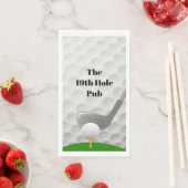 Serviette En Papier Golfing Design serviettes de toilette client servi (En situation)