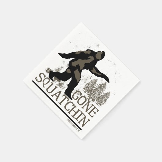 Serviette En Papier Gone Squatchin (Coin)