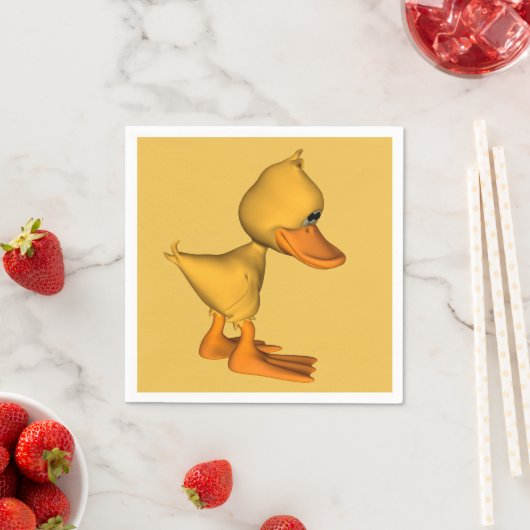 Serviette En Papier Goober the Duck (En situation)