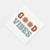 Serviette En Papier Good Vibes (Coin)