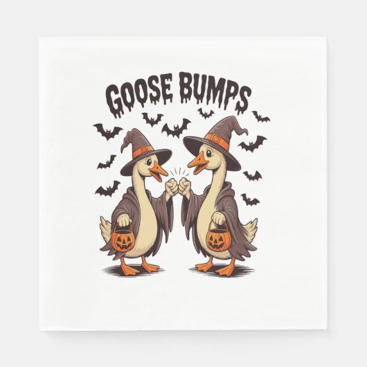 Serviette En Papier Goose Bumps Halloween Witch Automne (Devant)