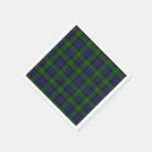 Serviette En Papier Gordon Clan Tartan Papier Plaid Napkins (Coin)