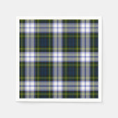 Serviette En Papier Gordon Robe Tartan Papier Plaid Napkins (Devant)