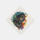 Serviette En Papier Gordon Setter (Coin)