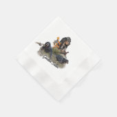 Serviette En Papier Gordon Setter (Coin)