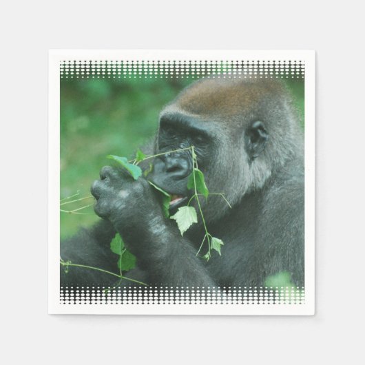 Serviette En Papier Gorilla (Devant)