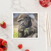 Serviette En Papier Gorilla Youngster (En situation)