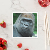 Serviette En Papier Gorille perplexe (En situation)