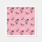 Serviette En Papier Gossip Girl High Heels Motif (Devant)