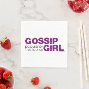 Serviette En Papier Gossip Girl - La Popularité A Son Prix