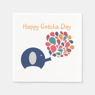 Serviette En Papier Gotcha Day Party Napkin
