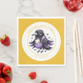 Serviette En Papier Goth Baby Girl Douche Bat Vampire Partyware (En situation)