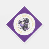 Serviette En Papier Goth Baby Girl Douche Bat Vampire Partyware (Coin)