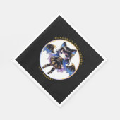 Serviette En Papier Goth Baby Girl Douche Bat Vampire Partyware (Coin)