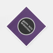 Serviette En Papier Goth foncé violet clair (Coin)