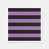 Serviette En Papier Goth Stripes Halloween Papier d'anniversaire servi (Devant)