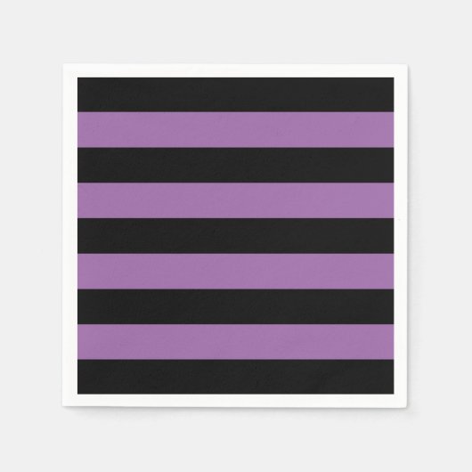 Serviette En Papier Goth Stripes Halloween Papier d'anniversaire servi (Devant)