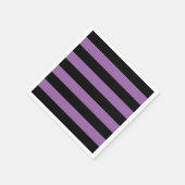 Serviette En Papier Goth Stripes Halloween Papier d'anniversaire servi (Coin)