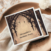 Serviette En Papier Gothic Arch Midnight Birthday