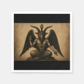 Serviette En Papier Gothic Baphomet (Devant)