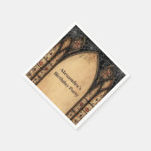 Serviette En Papier Gothic Cathedral Midnight Birthday (Coin)
