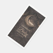 Serviette En Papier Gothic Crescent Moon Stars Baby Shower (Coin)