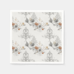 Serviette En Papier Gothique Damask Halloween