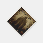 Serviette En Papier Gothique/Halloween/automne/citrouille (Coin)